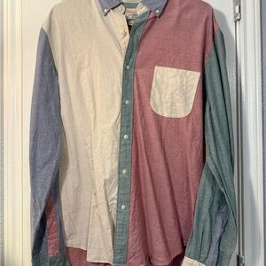 J. Crew Colorblock Men's Shirt